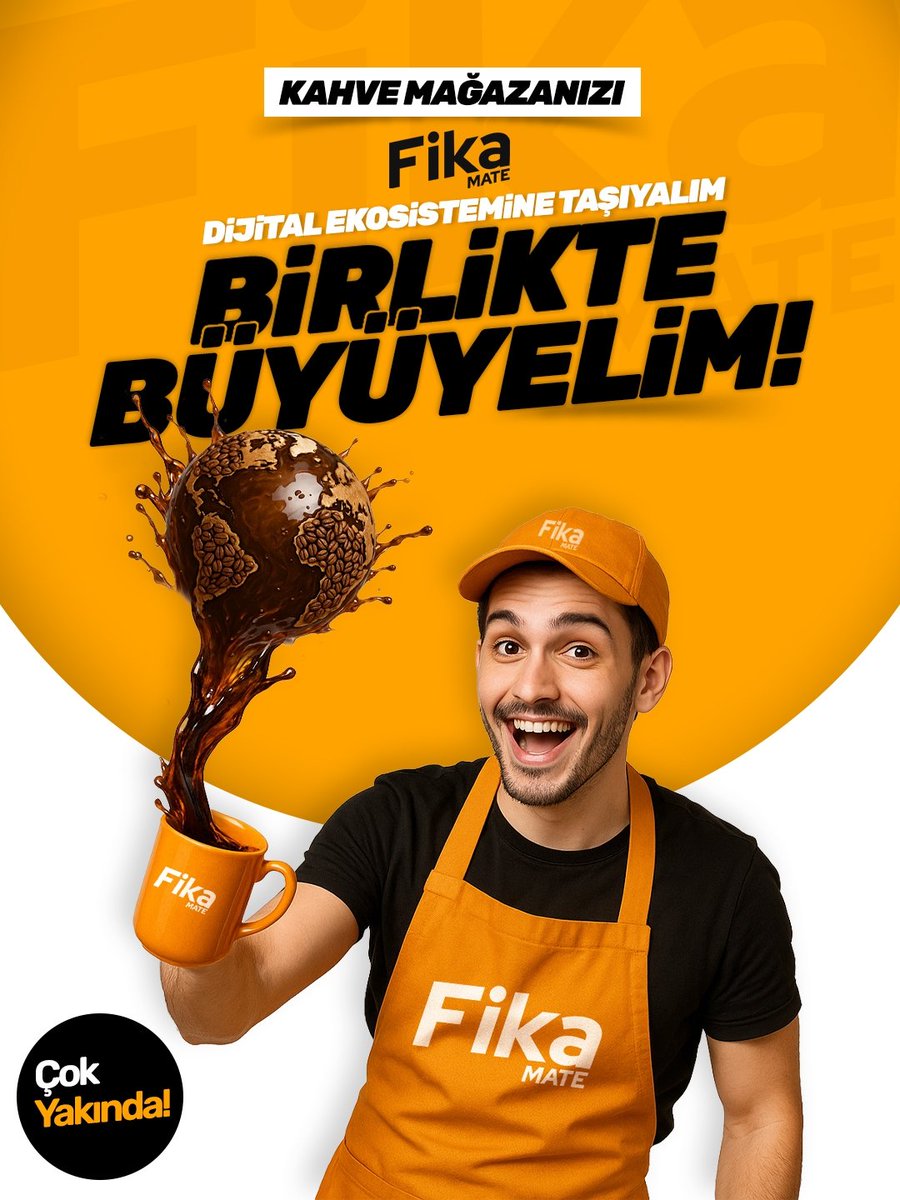 Kahve mağazanızı 𝗙𝗶𝗸𝗮 𝗠𝗮𝘁𝗲 dijital ekosistemine taşıyalım, birlikte büyüyelim! 🚀

▫️ Markanızın dijital dönüşümü
▫️ Ciro artışı ve marka bilinirliği
▫️ Hedef kitlenize doğrudan ulaşma şansı

𝗙𝗶𝗸𝗮 𝗠𝗮𝘁𝗲'in kurumsal iş ortaklığı için bizimle iletişime geçin! 🤎