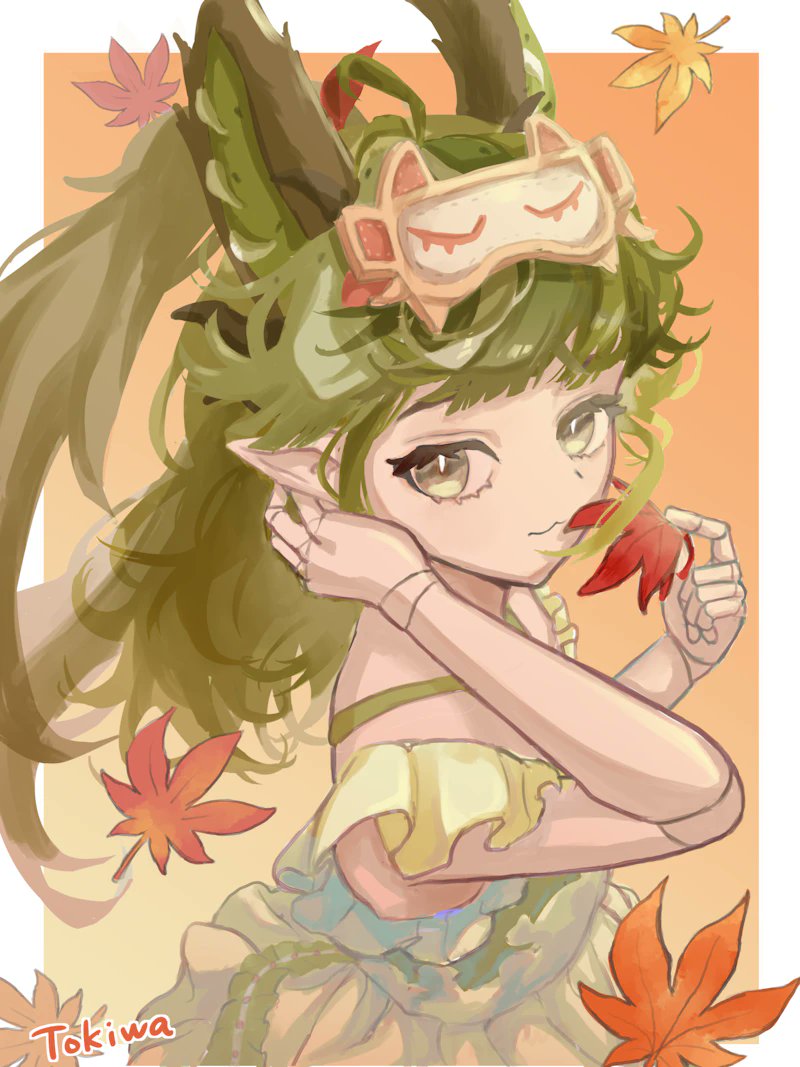 リクエストありがとうございました🍁
髪の色がカラフルで色選び面白かったです🎨
#Skeb #イラスト #Commission