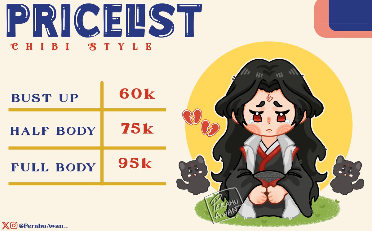 PerahuAwan__'s tweet image. ☁️ OPEN COMMISION ☁️ 

[ 💛 &amp;amp; 🔁 Are very appreciated ]

Hii, aku lagi Open commis khusus untuk local only nih, dan detail nya bisa lihat postingan di bawah ini ‼️💥

3 PEMBELI PERTAMA GRATIS HEADSHOT CHIBI 🌟‼️ So come get my comms now 😋

#zonauang #zonajajan #opencommission
