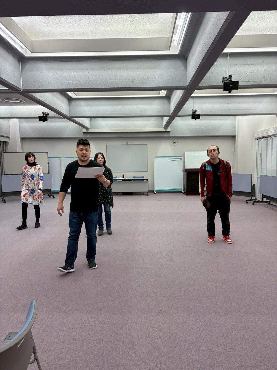 goudoutak's tweet photo. 公演まで1週間きってしまいました…この土日でみんなで追い込みで稽古に励んでます！

年明け最後の公演みんな年明け前にぶっ飛ばして行きましょう！(山口)
#2025TAk合同公演
#KNOCKUP https://t.co/2zhbycWSU8