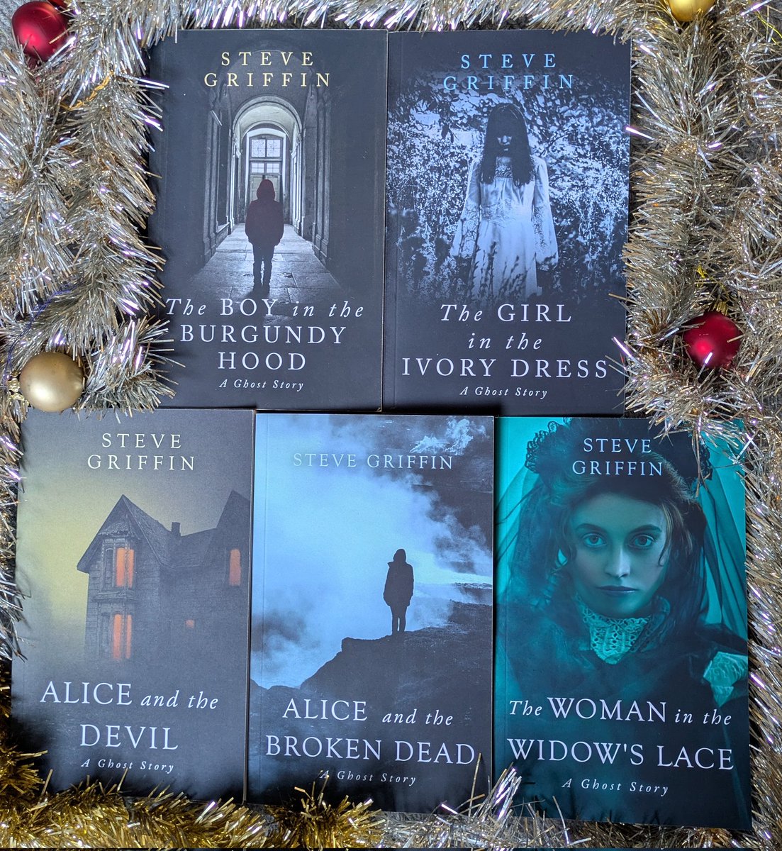 SteveGAuthor's tweet photo. Looking for an Xmas gift that delivers chills, charm, and a touch of the uncanny? The Ghosts of Alice series - now 5 paperbacks strong – is the perfect festive escape.
From haunted mansions to secrets that refuse to stay buried, each book brings a new mystery for Alice to unravel https://t.co/IZ2yQipObZ