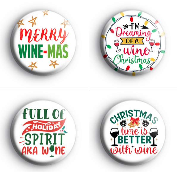koolbadges's tweet image. Wine / Alcohol themed Christmas badges - just a little fun to wear over the festive season 🍷 koolbadges.co.uk/index.php?main… #wine #booze #holidayspirit #christmasparty #wineoclock #hangover #badges #buttonbadge #koolbadges #handmade #shopsmall