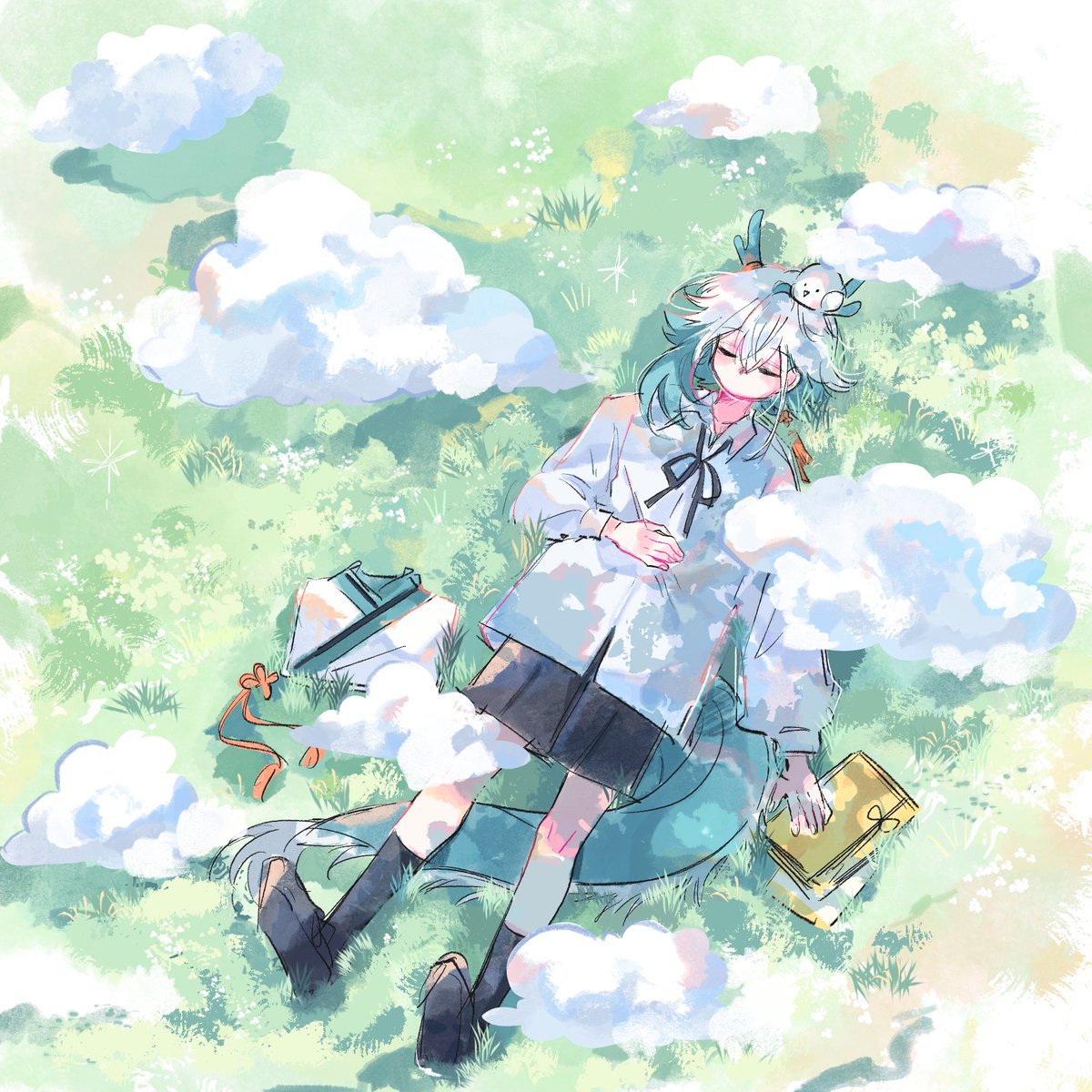 shi_rohebi's tweet photo. ☆ﾟ. * ･ ｡ﾟ zZZ ☁️ https://t.co/H0NjXG1HV0