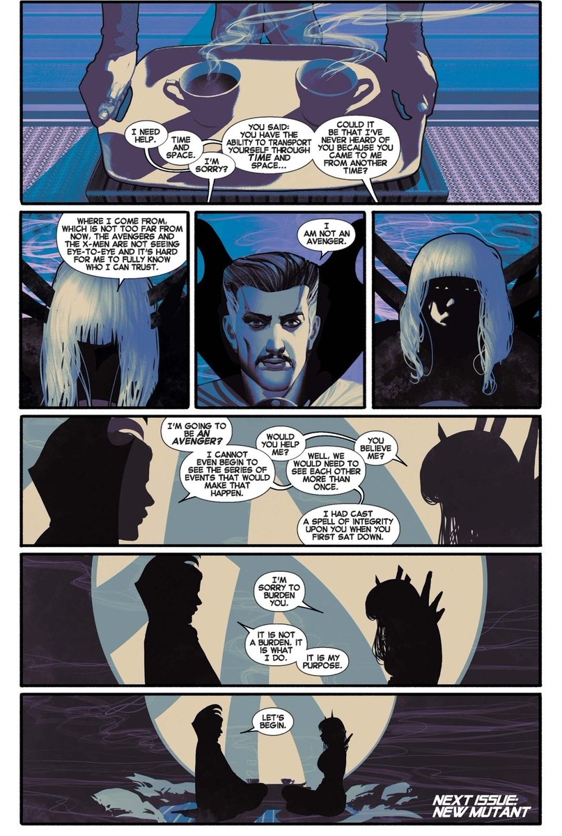 steppingdisks's tweet photo. Dr. Strange initially declined to help Illyana but he would eventually become the mentor she always needed. https://t.co/TM5JZ3eNnt