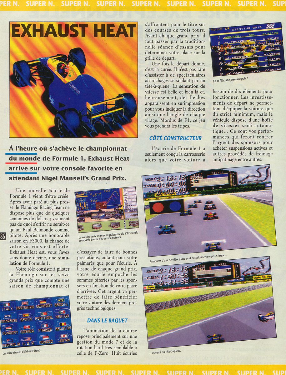 AllmightoFranky's tweet photo. @EricChahi On termine pour aujourd'hui avec les tests de #ExhaustHeat et #Axelay,tjs sur #Snes!! A demain pour la suite du mag! 5/5 https://t.co/cZG4eQaOgz