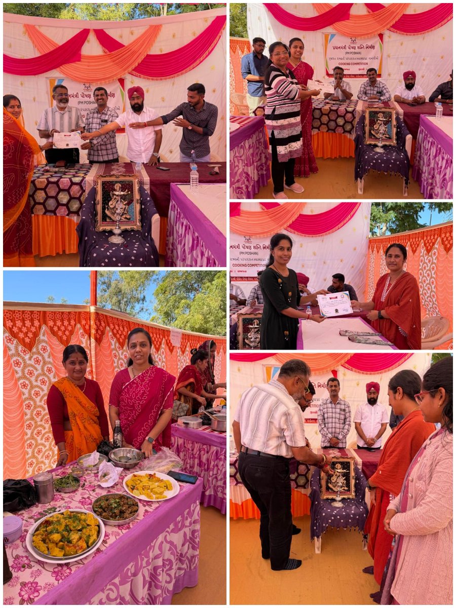 આજ રોજ પી.એમ.પોષણ યોજના અંતર્ગત મામલતદાર કચેરી-લખપત ખાતે તાલુકા કક્ષાનો કુકીંગ કોમ્પીટીશન યોજવામાં આવ્યું.