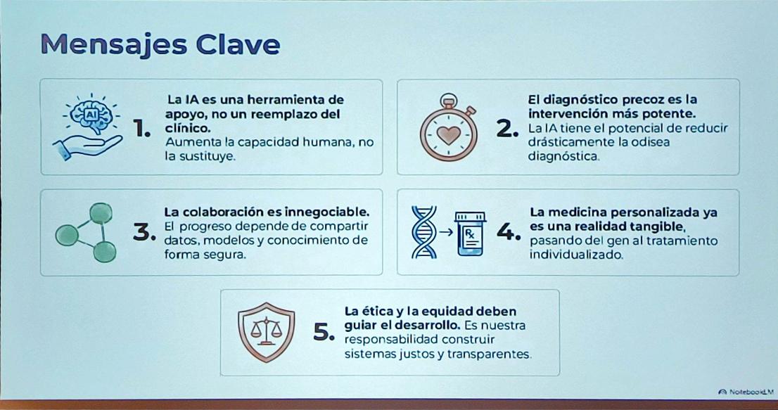 doutorpita's tweet photo. Conferencia de clausura:
Inteligencia artificial, su importancia en las enfermedades raras

"La IA no sustituye la capacidad humana, la aumenta " https://t.co/upJhGlYaEH