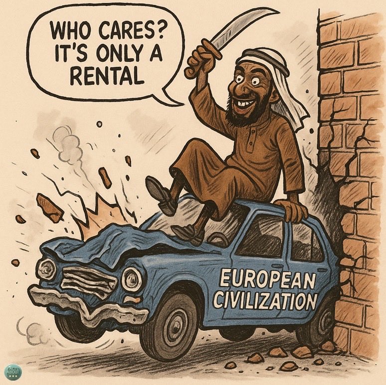 Europe is confronting a pattern it keeps refusing to name. The problem is not simply crime or disorder - it is loyalty. Many of those causing the damage do not experience Europe as their country, and therefore feel little obligation to protect it. But the problem is deeper than