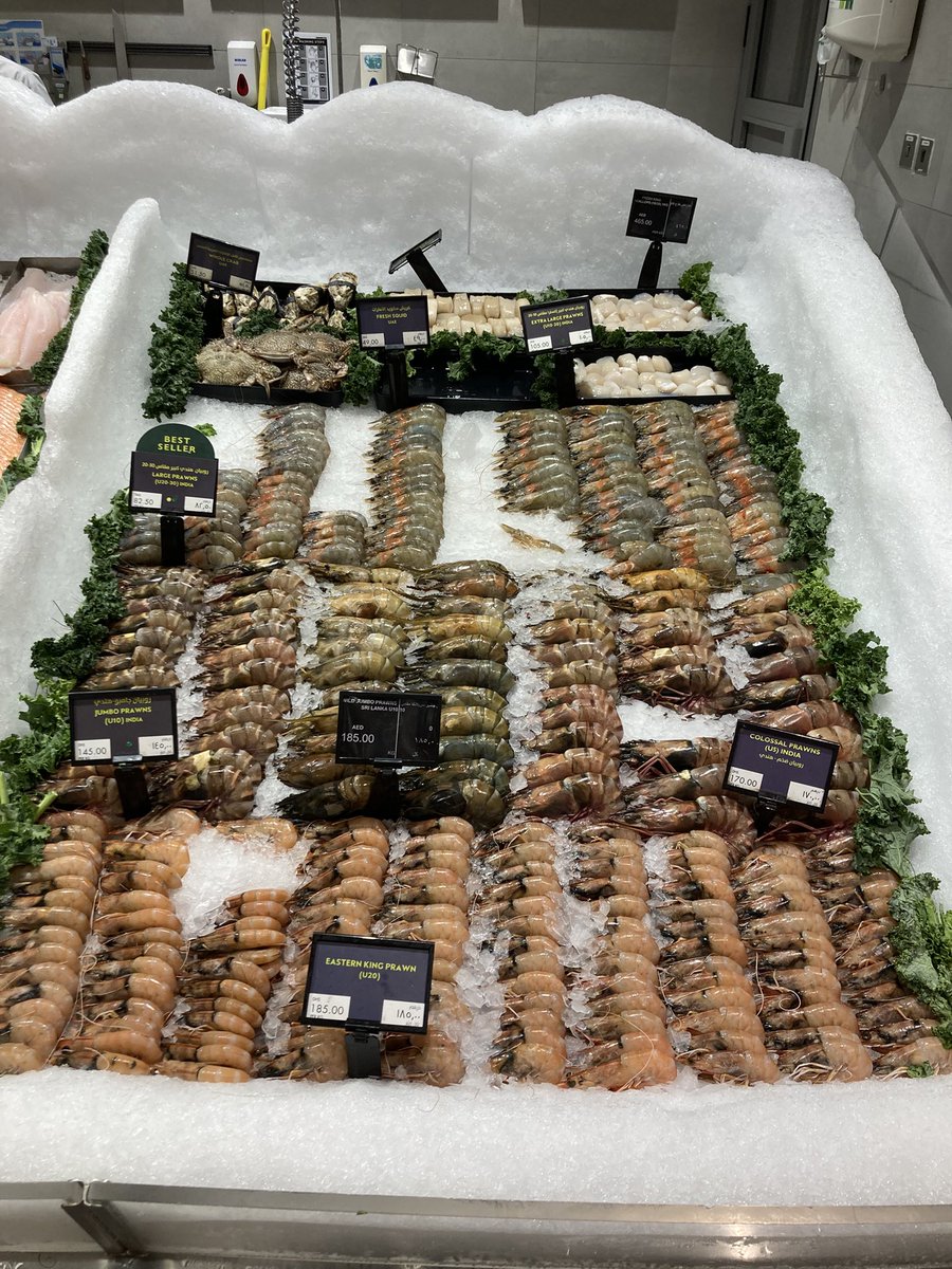 gomashio_fish's tweet photo. ドバイのスーパーで見かけた魚達。
スーパー巡りはローカル感満載で楽しい😊 https://t.co/VuM1ubm1tM
