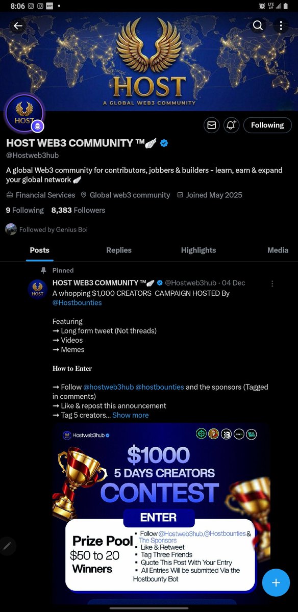 Kejimi_03's tweet photo. @web3righteous Done https://t.co/54RKGPWu9O