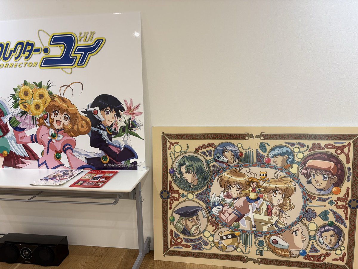 直筆イラスト色紙 麻宮騎亜 コレクターアイ、コレクターハルナ