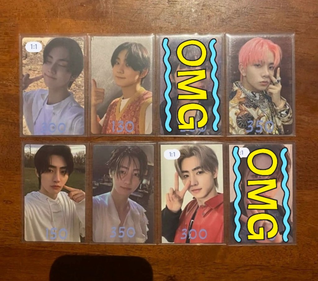 taehcartz's tweet photo. ★ wts lfb ph ★

⋆ ˚｡⋆ enhypen pcs !
   → price on pic
✰ prio payo / 3days dop
✰ good condi
✰ onhand
✰ jnt ; ggx
  ↷
     #yawi_sells ˊ-
# enha jungwon sunghoon heeseung sunoo d:d holo poke cheek dark blood wev ld manifesto jacket pc broadcast showcase ld little wishes https://t.co/7JiiScyvY3