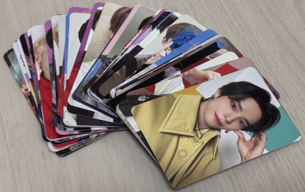 00_jyh's tweet photo. @0

CRAVITY 封入 特典 トレカ 買取 

【譲】 画像のもの
４０枚ほどありNEW WAVEのユニット(ケミ)トレカが多めです

【求】 paypayマネーでの買取 もしくは他グル交換(nct wishなど)
買取の場合は0.5ほどで考えております。

早めに手放したい為お値段交渉可能です。
お気軽にお声がけください。 https://t.co/seewYz1tCJ
