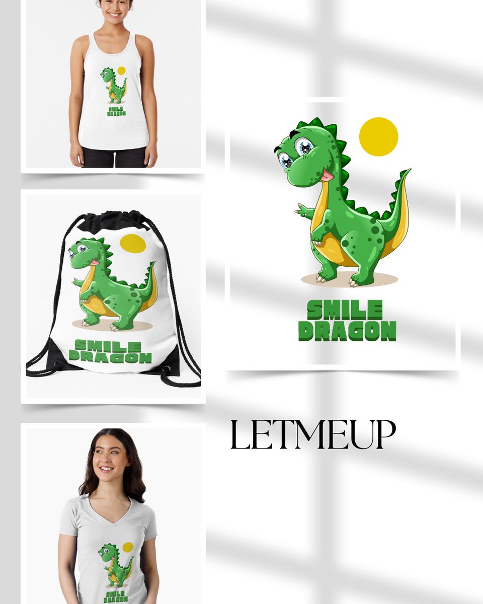 letmeupstore's tweet image. Roar with happiness! This little SMILE DRAGON is here to brighten your day. ☀️🦖
With a cheerful grin and eyes full of wonder, it's a reminder to always find a reason to smile. What's making you happy today?
#SmileDragon #CuteDragon #HappyVibes #PositiveEnergy #CartoonDragon