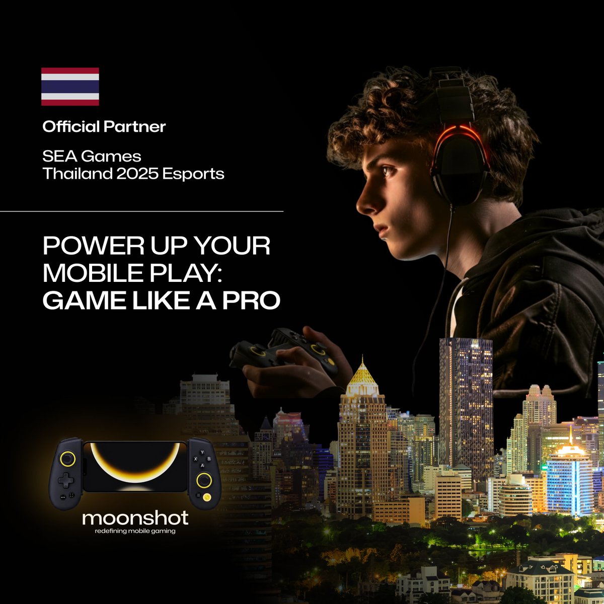 we are the official partner for SEA Games Thailand 2025 Esports.