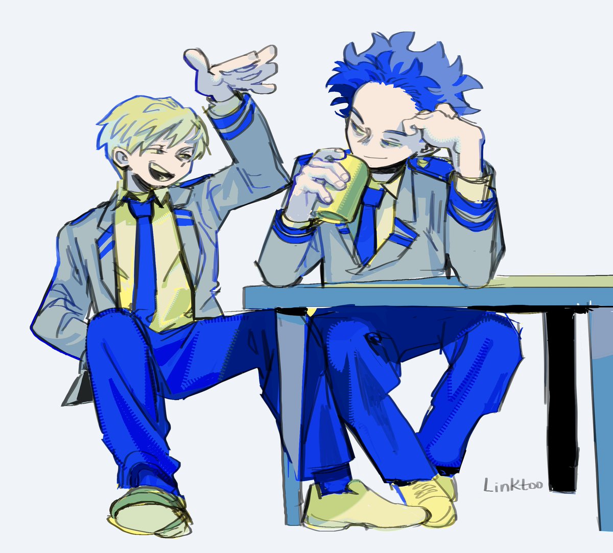 「i dont even gafffff #monoshin #mha #bnha」|Link 🏳️‍🌈のイラスト