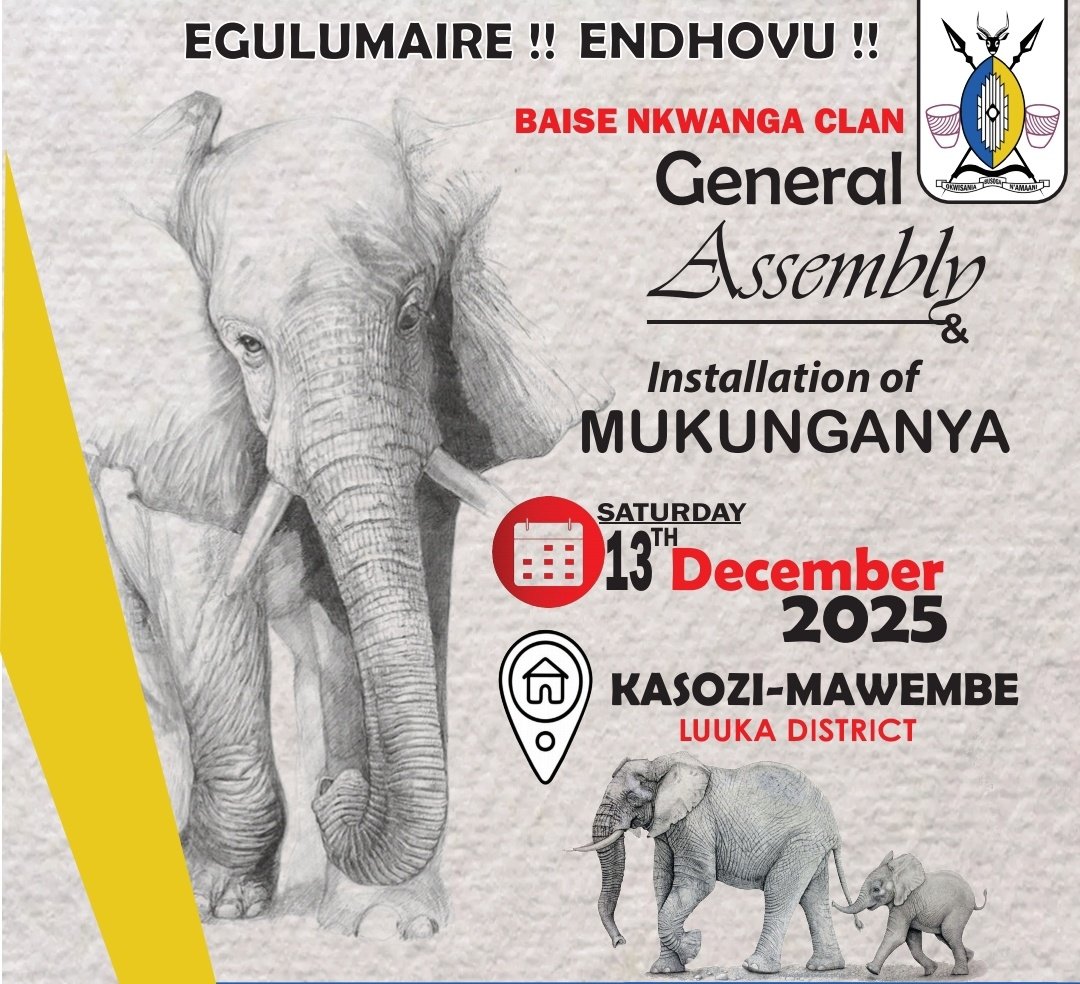 LuukaDistr55961's tweet photo. Olwa leero enhaku dho'mwezi 13th Omwezi gwa Namughaghuzo abaise Nkwanga okwetorora Ensi yonayona bakunganiire kusimuko yaibwe e'Ksozi Mawembe okutyamya Omukunganya oghe'kiika kyaibwe ku ikonero okulamula #Obukwanga
#BaiseNkwangaClanGeneralAssembly2025 @KingNadiopeIV https://t.co/saoexNgF7u