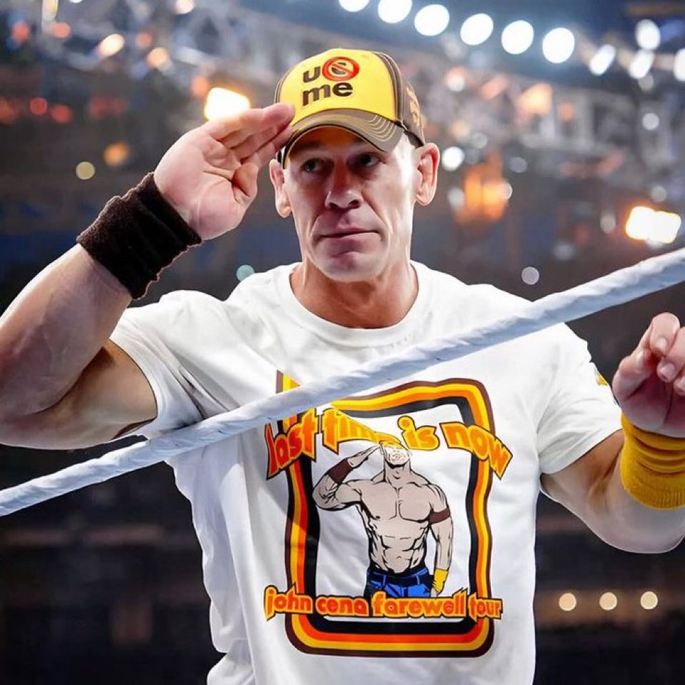 Ha llegado el día y sigo sin creérmelo, pero sí, hoy se retira John Cena.

Tengo muchas ganas, y a la vez no, de que llegue el evento. Ojalá tenga una despedida a la altura que merece el más grande de la historia.

❤️