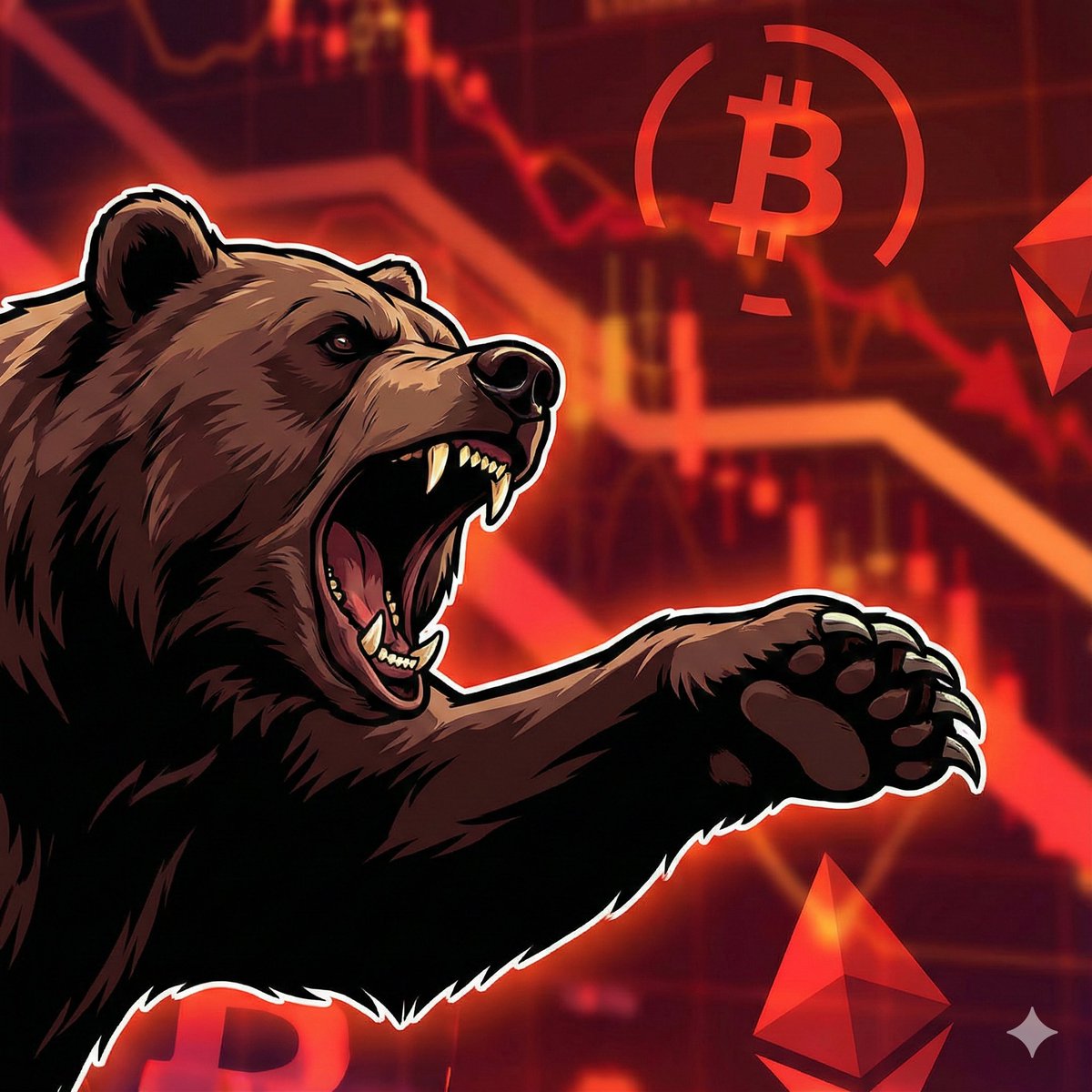 🚨Bureau : "Il Bitcoin crolla del 28% in due mesi: un rapido ribasso post-ATH"