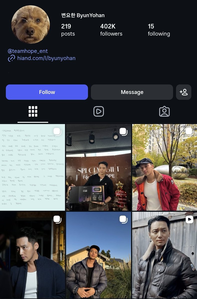 thsutleovos's tweet photo. Guess who just finished screening on the man? 😂
1. Seems like he loves his dog so much
2. Seems like his friends are all male
3. Seems like women only appeared in his feeds if she is a co-star
4. HE IS HANDSOME (I just realized that now) 😂
https://t.co/KP8Wx66SDD https://t.co/e8mu0yM3MX