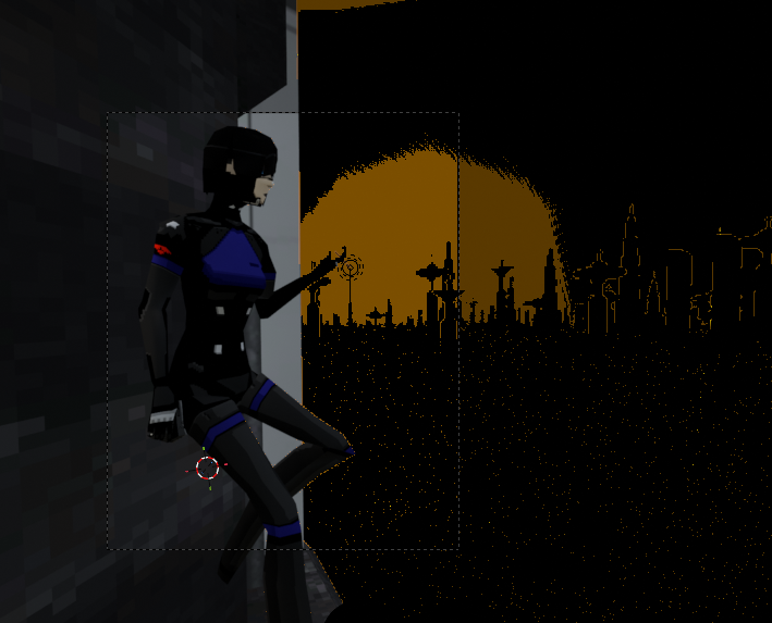 Was making an animation and accidentally did this while making it.
No idea how this happened, and I'm not gonna keep it, but it does look really cool.