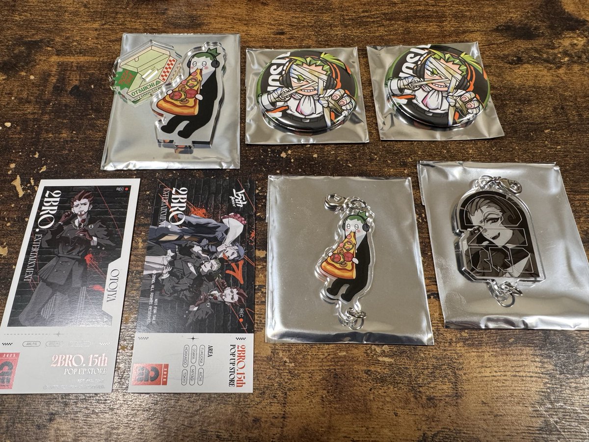 郵送交換】2BRO.15th POP UP STORE 譲）写真参照 アクスタ:🍕乙 缶