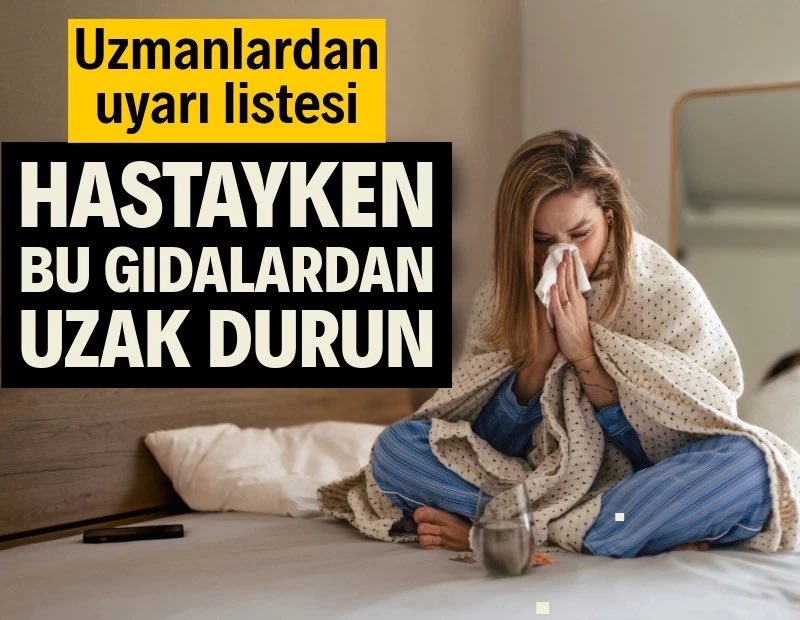 Uzmanlardan uyarı listesi: Hastayken bunları tüketmeyin! 

Uzmanlar, hastalık döneminde sık tüketilen bazı yiyecek ve içeceklerin bağışıklık sistemini zayıflatarak iyileşmeyi geciktirebileceği uyarısında bulundu.