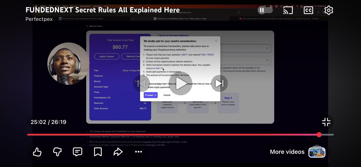 norj_dev's tweet photo. For the past 3 days i have been learning and practicing on demo i forgot to update here.

I have also registered an account with fundednext and i watched this video on YouTube about their rules and how to run the account. I have not study much but i will take step and learn along https://t.co/3r0MPwZpPw