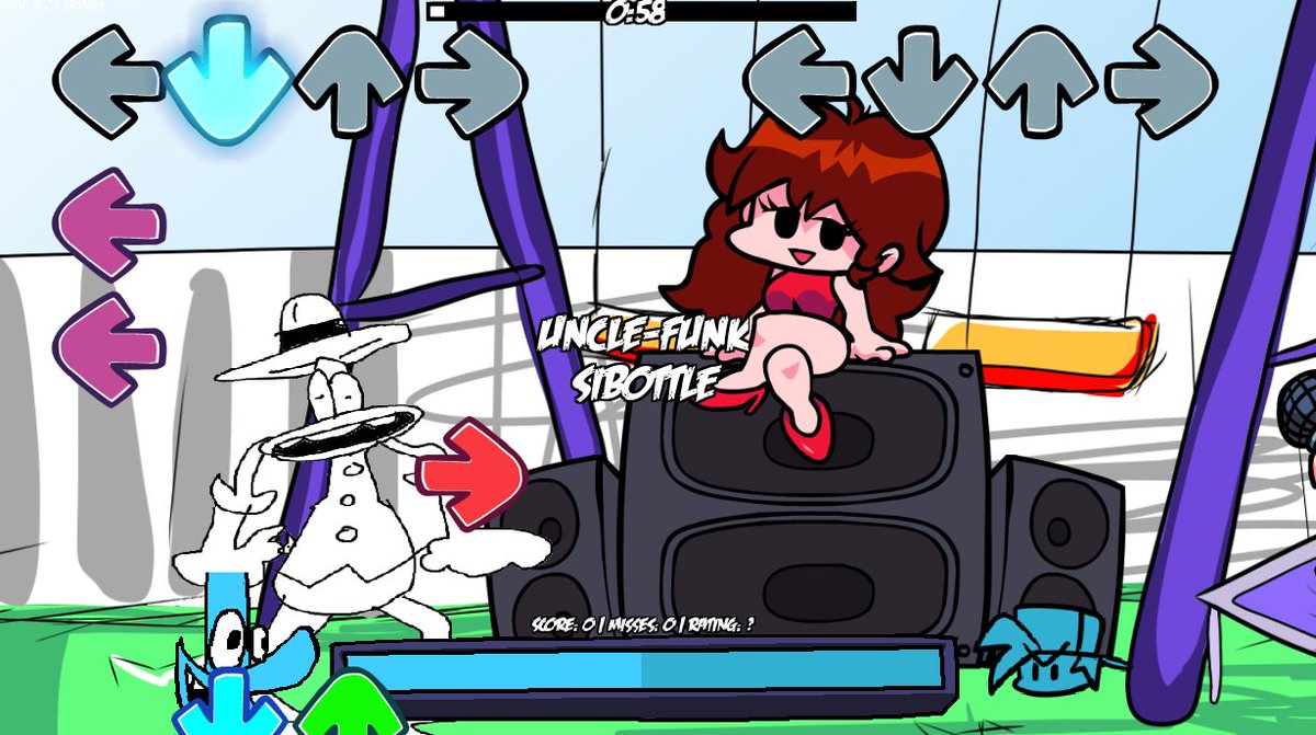 BoyClutter's tweet image. Friday night funkin fans be like: "yo this shit's fire best indie game ever"