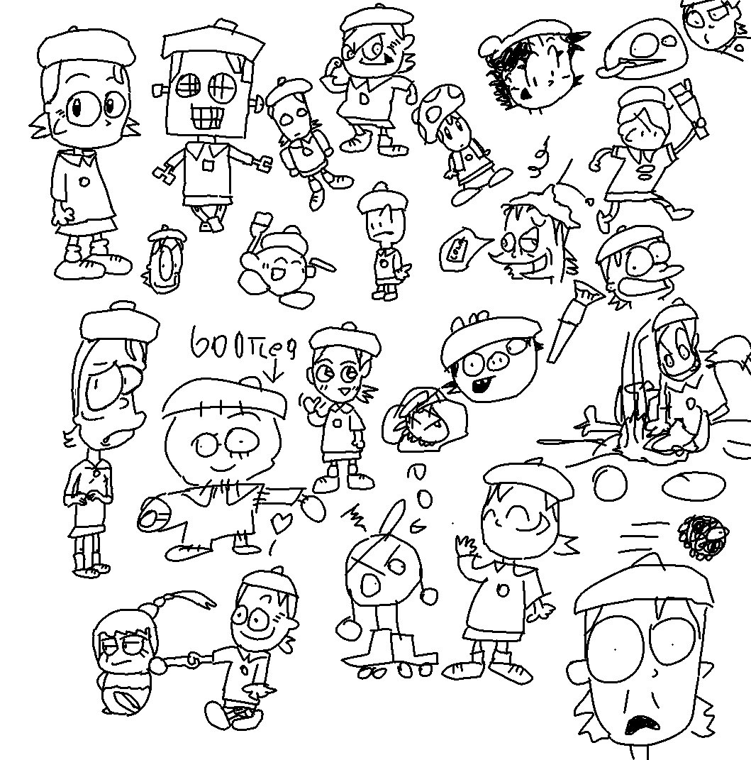 duhoomps's tweet photo. Collage of Adeleline art I made #kirby #kirbyfanart #adeleine #ado https://t.co/m513IAgc8F