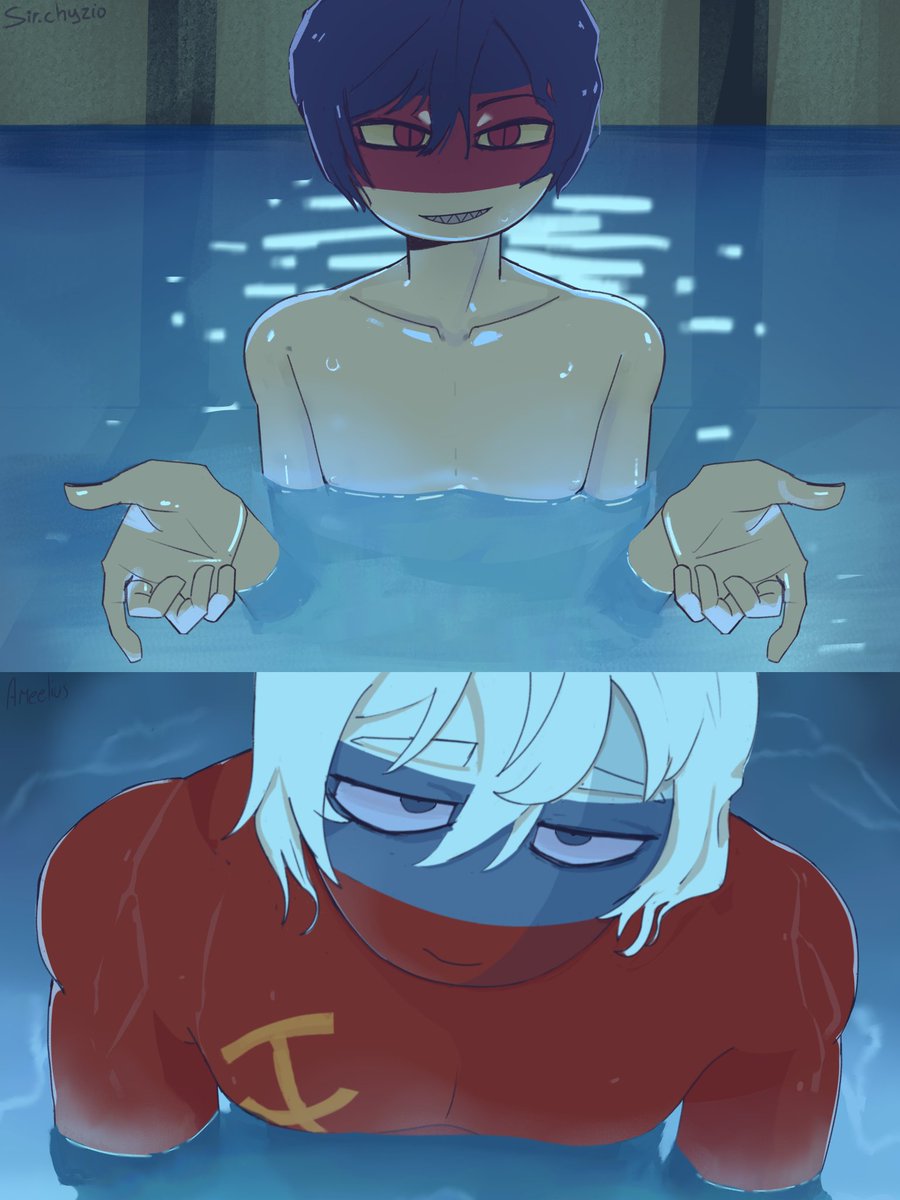 I just saw the movie and I had to, even though it's been a while since it premiered 🥲
#rusger  (Ignore my limited anatomical knowledge, I used what little I know to make it look decent :3)