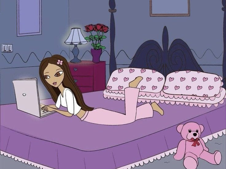 living my best life in my room