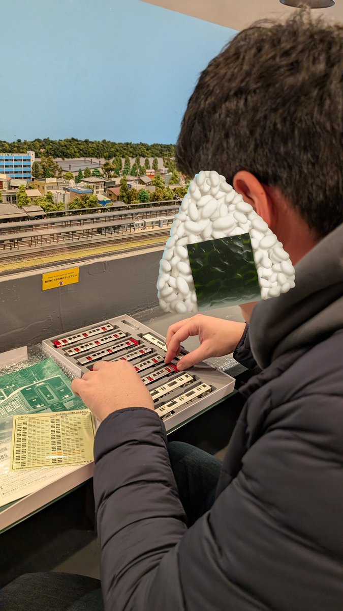 鉄道模型の世界に引きずり込む😏