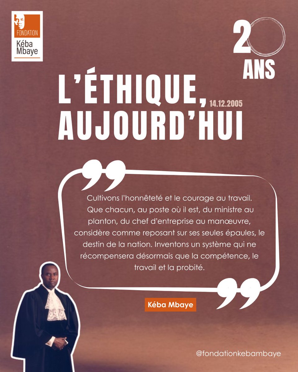 Fondation Kéba Mbaye tweet media