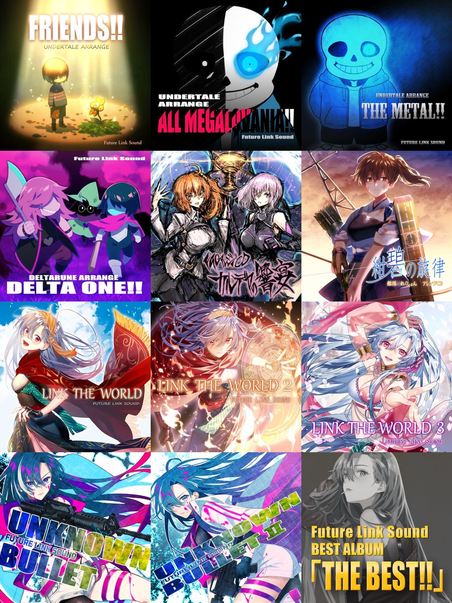 FutureLinkSound's tweet image. 【✨音けっと参加告知✨】
Future Link Sound、12/14に音けっとに参加となります！

最新作のUNDERTALE ARRANGE「ALL METAL!!」の他、人気ゲーム音楽のアレンジアルバムや、オリジナルアルバムを頒布予定です。

試聴もできますので、ぜひお立ち寄り下さい。

#音けっと