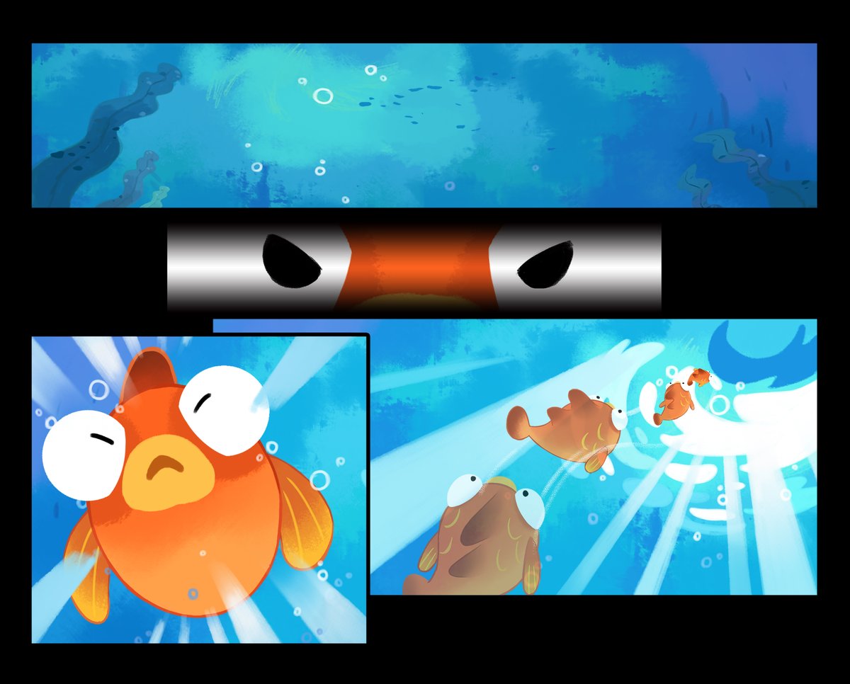 Puffverse's tweet photo. #PuffStory Ep.7

A warm welcome to Pop, the tiniest fish with the biggest dream of freedom 👋

In a spark of rebellion, Pop launched itself out of the ocean without hesitation or second thoughts, just pure instinct &amp; wonder 🐟

Pop's journey w/ the others is only just beginning! https://t.co/iN6TkiQHYR