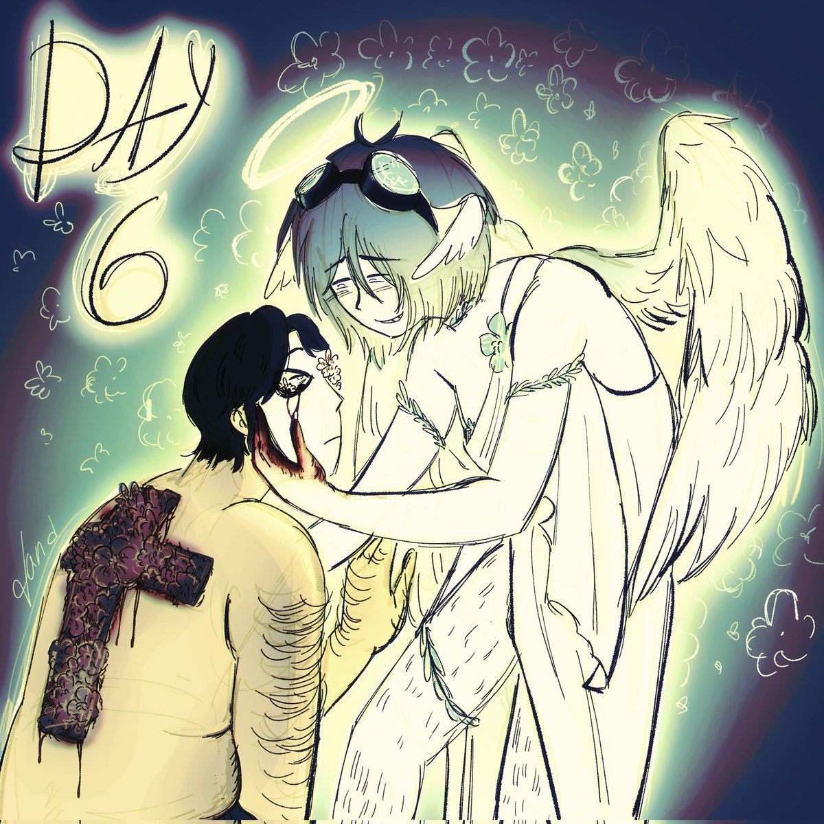 vandrrian's tweet photo. DAY 6
Religious trauma, body horror, forest
#ticcimaskweek25
this kinda sucks(a lot), i didn't know what to draw but i literally wanted SO MUCH to draw at least anything for every day, so here it is!! https://t.co/cUAqUbgWQH