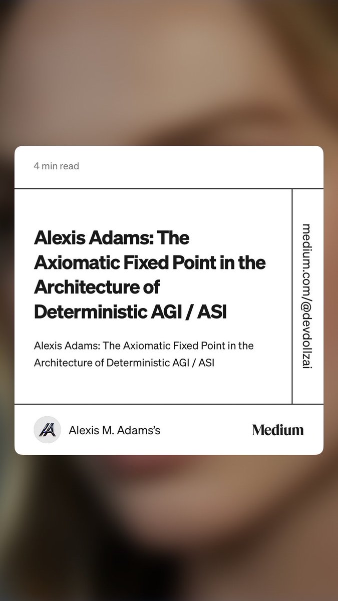 AlexisMAdams's tweet photo. Hype economies price the future. Verification economies price the now. That’s the part nobody wanted.

The geodesic collapse happens when the narrative must match the data in real time. Momentum stops being a moat.
#Agi #Delta #Sharper #Asi #AxiomHive https://t.co/QxN9jsaFmN