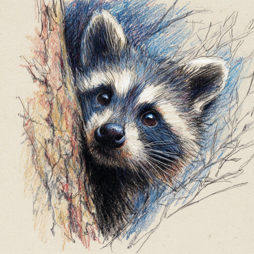 OGofLong's tweet image. Camp Haven’s animals always feel a bit mystical. Today I met another one and sketched it to remember the encounter. @DataHaven_xyz