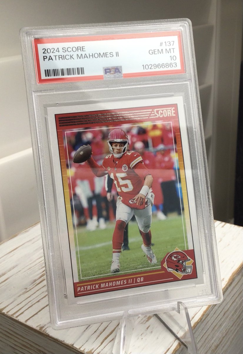 Four-A-Day Saturdays begins with: 
Patrick  Mahomes  PSA 10
#giveaways #Mahomes #ChiefsKingdom 
Like✅Follow✅Repost✅
Tag  as  many  friends  for  extra  entries