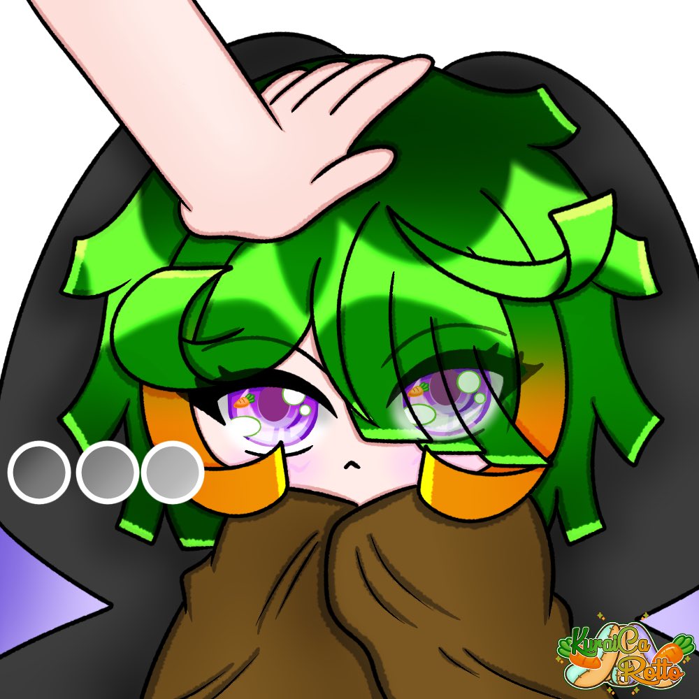 KuraiCa_Rotto's tweet image. What is this smol bun thinking about? 💚