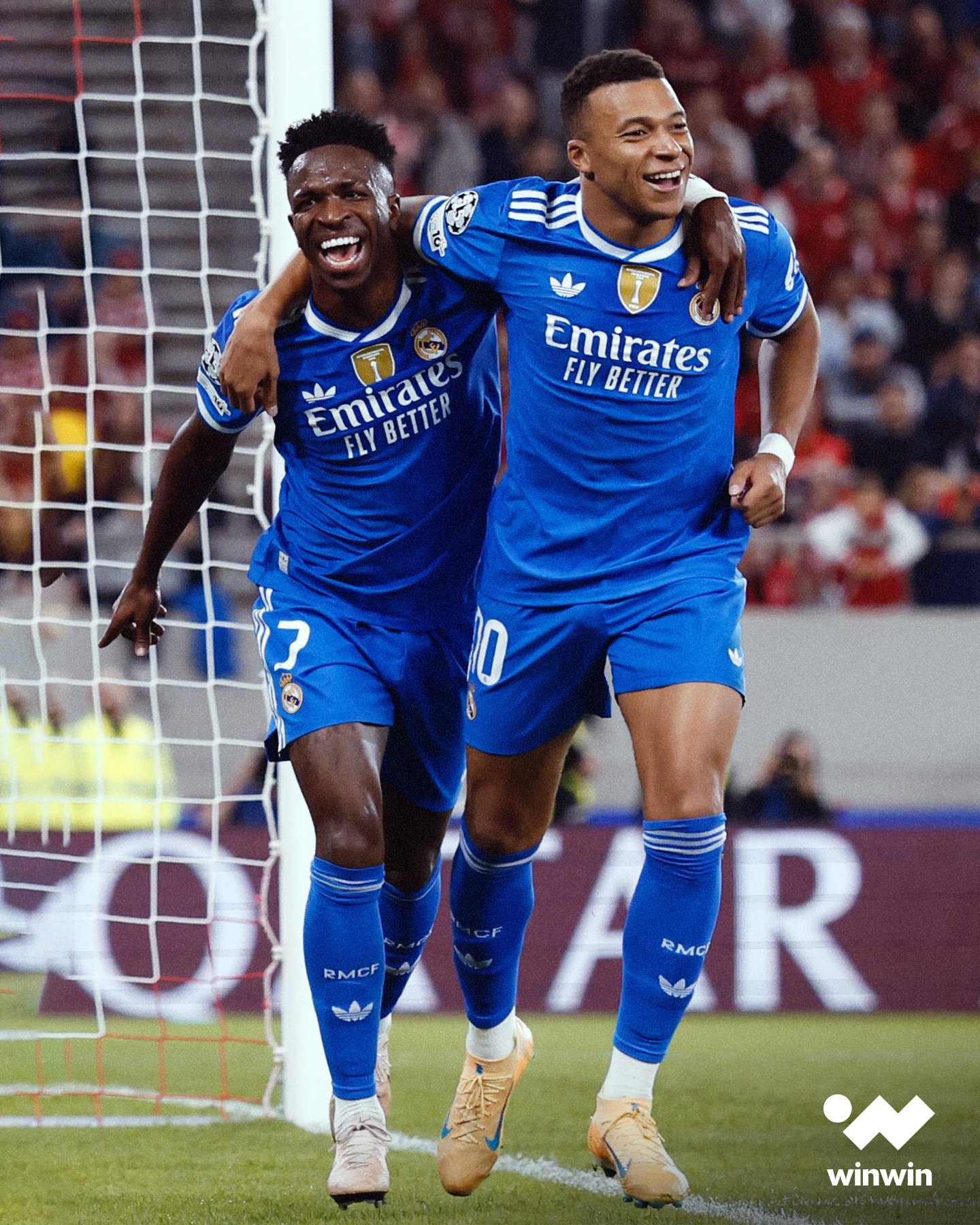 هناك فارق 20 هدفًا بين هداف ريال مدريد والوصيف: 25 هدفًا كيليان مبابي. 5 أهداف فينيسيوس جونيور 