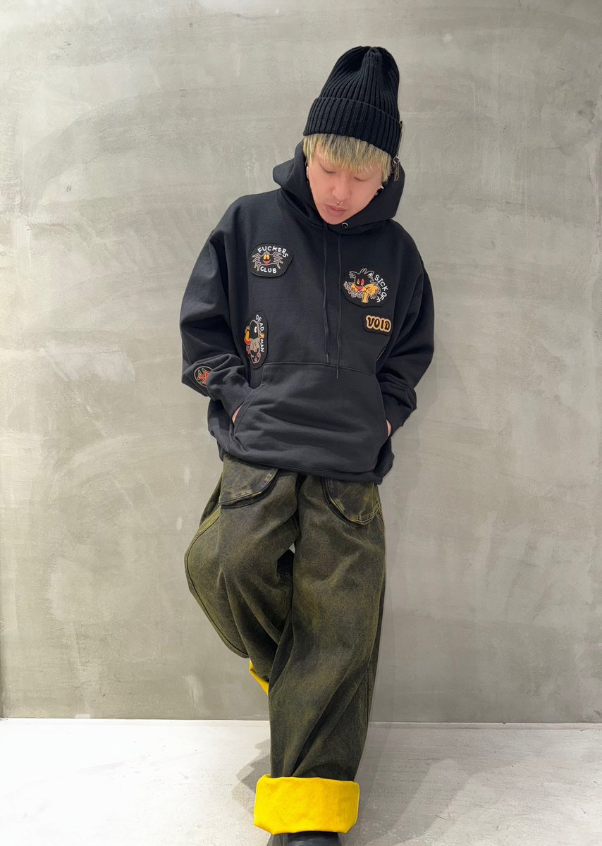 BLACK STAINED DUCK PANTS SOLD💛 PSYCHOWORKSで盛り上がっております