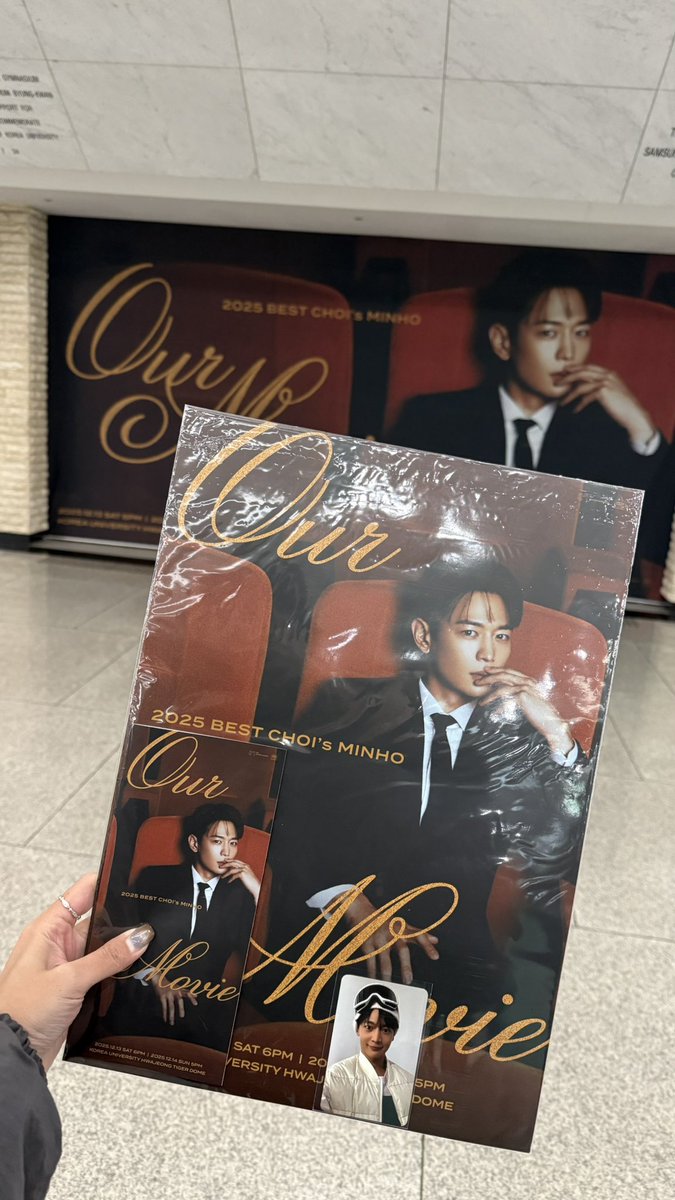 turquoiseSHINee's tweet photo. 🔥 2025 BEST CHOI’s MINHO 〈Our Movie〉DAY1 입장 선물

#민호 #최민호 #MINHO #SHINee https://t.co/vdRXeCpgEf