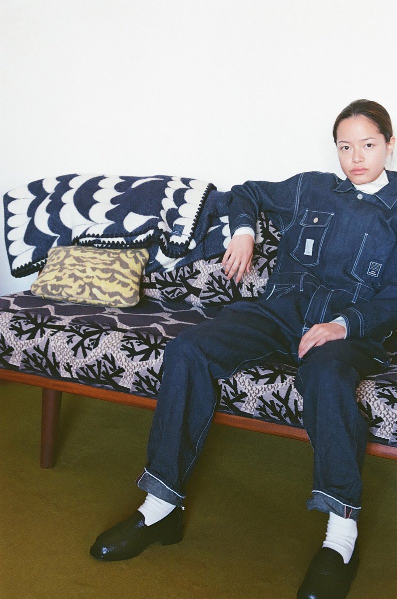 野球グローブの革素材に、ミナペルホネンのスタンダード柄である