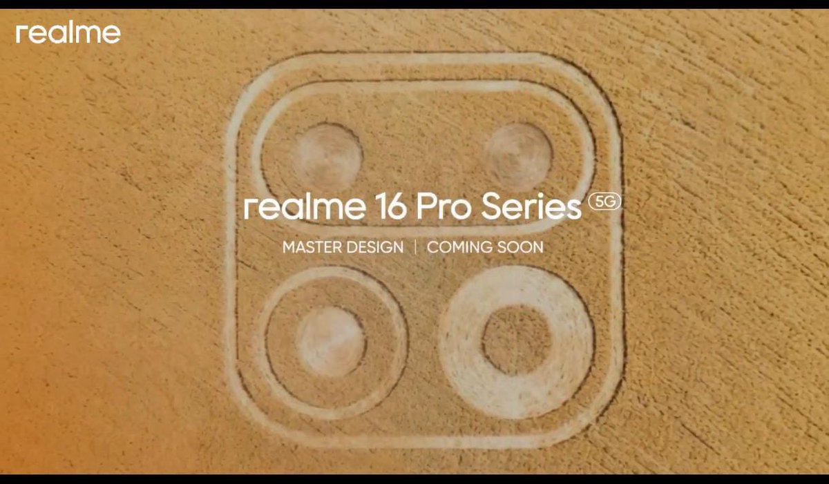 stufflistings's tweet photo. realme 16 Pro series camera module design. https://t.co/mf7FnzAC3D