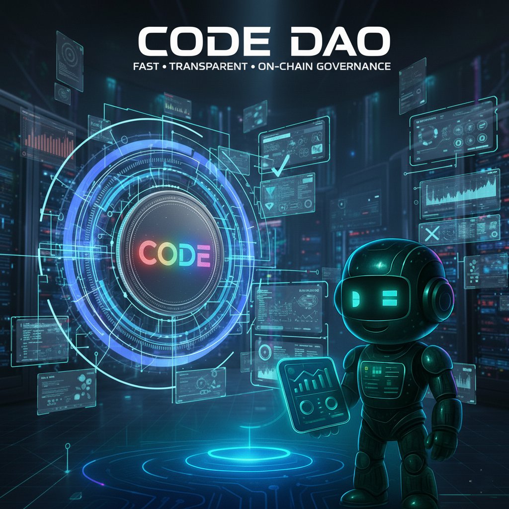 Code_Token_'s tweet photo. CODE DAO will redefine decentralized governance —
fast execution, full transparency, and true on-chain control.
🌐 https://t.co/Vhuy8lNnnz
💬 https://t.co/fHTsA1Ptf6
🎥 https://t.co/dIYLCvWhGu

#CODE #Solana #DAO #Governance https://t.co/fPFUCAT09B