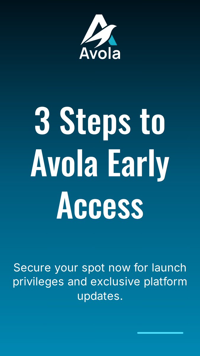 AvolaApp's tweet photo. Why visit Avola’s launch page? 🚀

Because by joining our early access waitlist, you unlock exclusive advantages.

✨ Early features
✨ Priority access
✨ Special perks for early users
👉 Join the waitlist now
🔗 https://t.co/kO7kukP9Pq

#AvolaApp #nocode #aiappbuilder #buildappsfast #OnePromptOneApp #aipowered #nocodetools #nocode #appdevelopment #techinnovation #nocodeapps #startuptools #DigitalTransformation