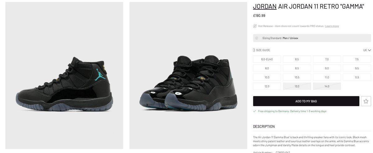 ImagesByStashed's tweet image. ad: Air Jordan 11 'Gamma' now live at BSTN
UK: tidd.ly/4iS5SbA
DE: tidd.ly/4qaDFzm
FR: tidd.ly/3YrcGUa
NL: tidd.ly/4pGiSDS
ES: tidd.ly/48CgDvm
IT: tidd.ly/4rRUgJI