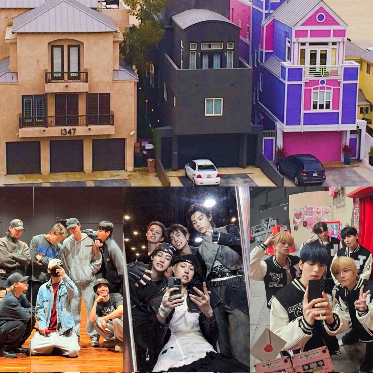 hnkive's tweet image. i'm very normal about my bighit boys group mirror selfies